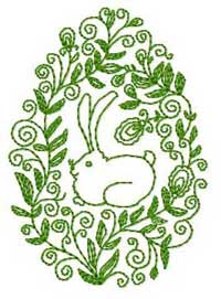 Easter Bunny FREE Embroidery Design