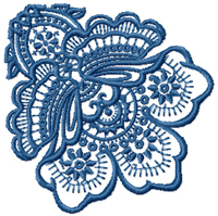Floral Waltz embroidery designs set