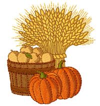 Harvest Free Embroidery Design