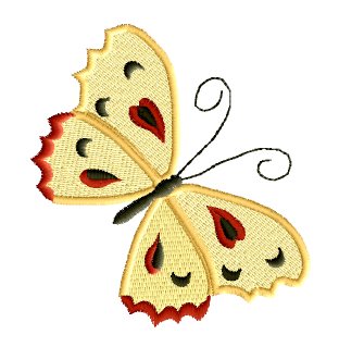 Butterflies Embroidery Designs