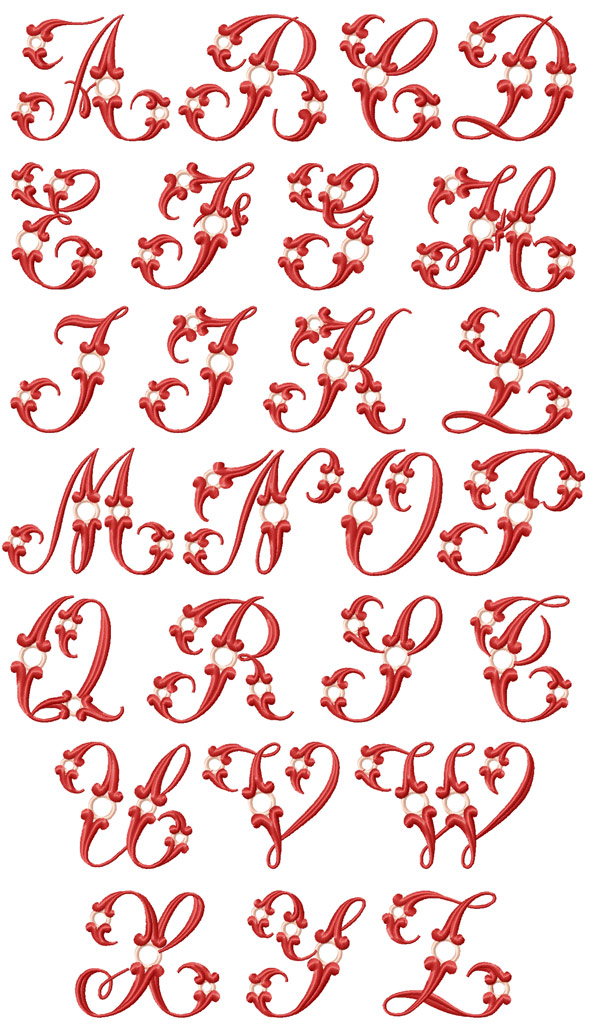 free alphabet embroidery patterns