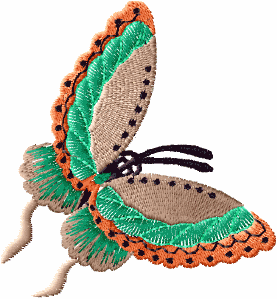 Oriental Butterflies  Emboidery designs