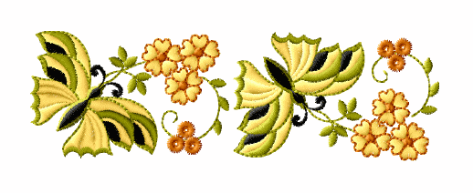 Sunny Summer Borders Embroidery Designs